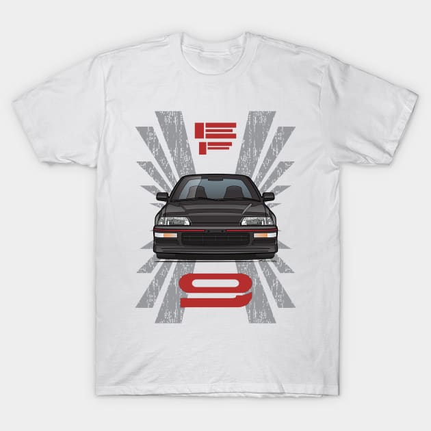 Black EF9 T-Shirt by JRCustoms44